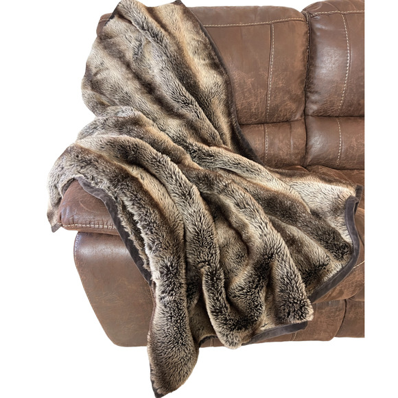 Pottery Barn Bedding Pottery Barn Ombre Faux Fur Throw Blanket 5 X